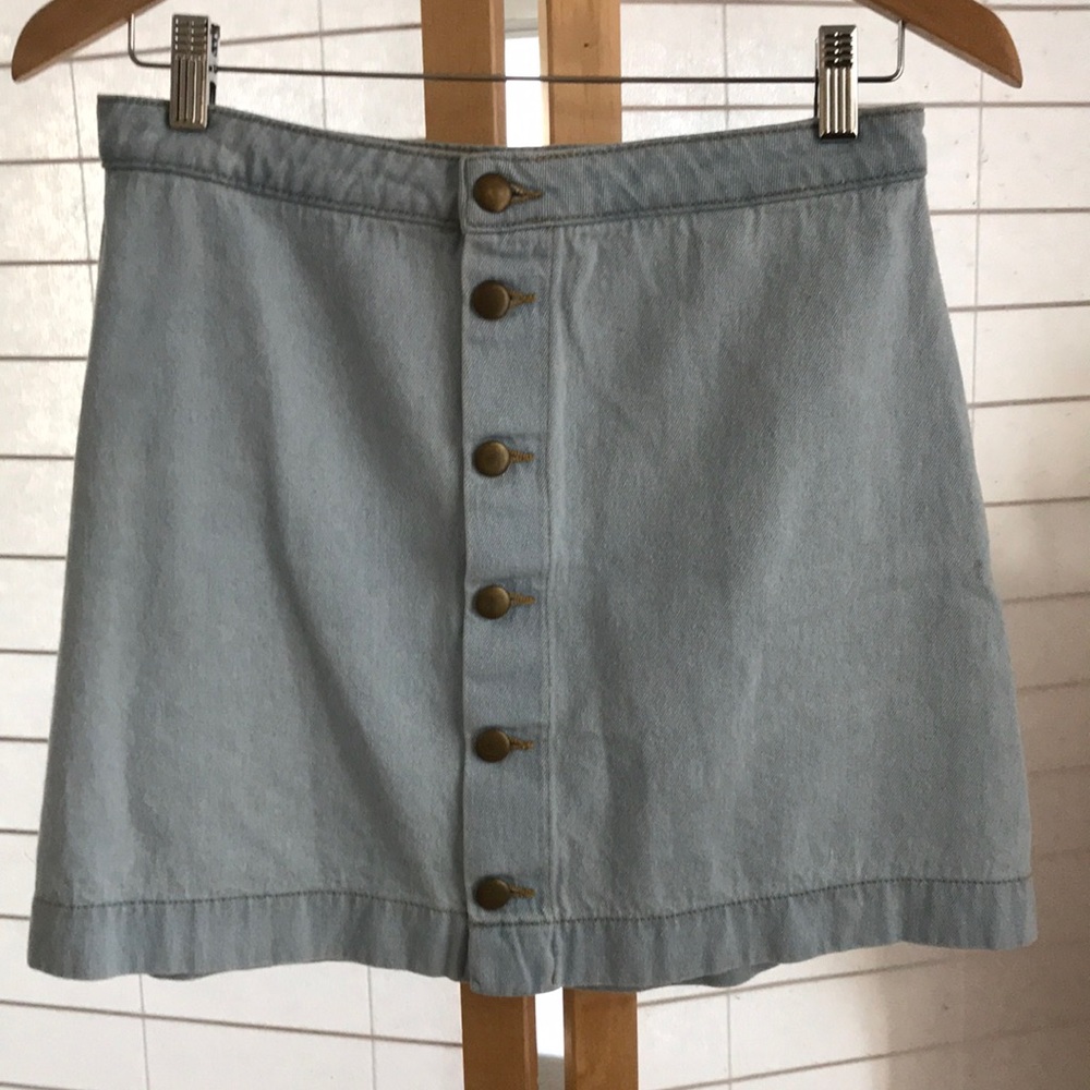 VTG American Apparel Sz Large jean skirt